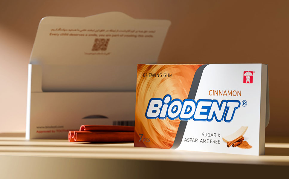 Chewing Gum — 3D Packaging Mockup & Render